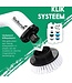 GoScrub® Cleaning King V1 - Elektrische Reinigungsbürste - Elektrische Schrubbbürste - für Bad oder Küche - Schrubber mit Griff - 9 Aufsätze
