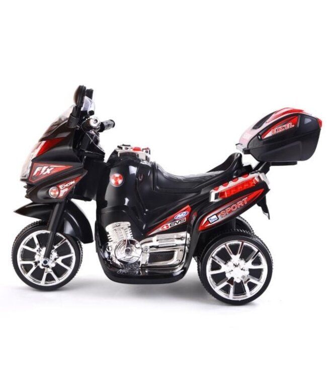 Kinder 6 V Elektro-Motorrad mit Batterie 82 x 36 x 52,5 cm Schwarz