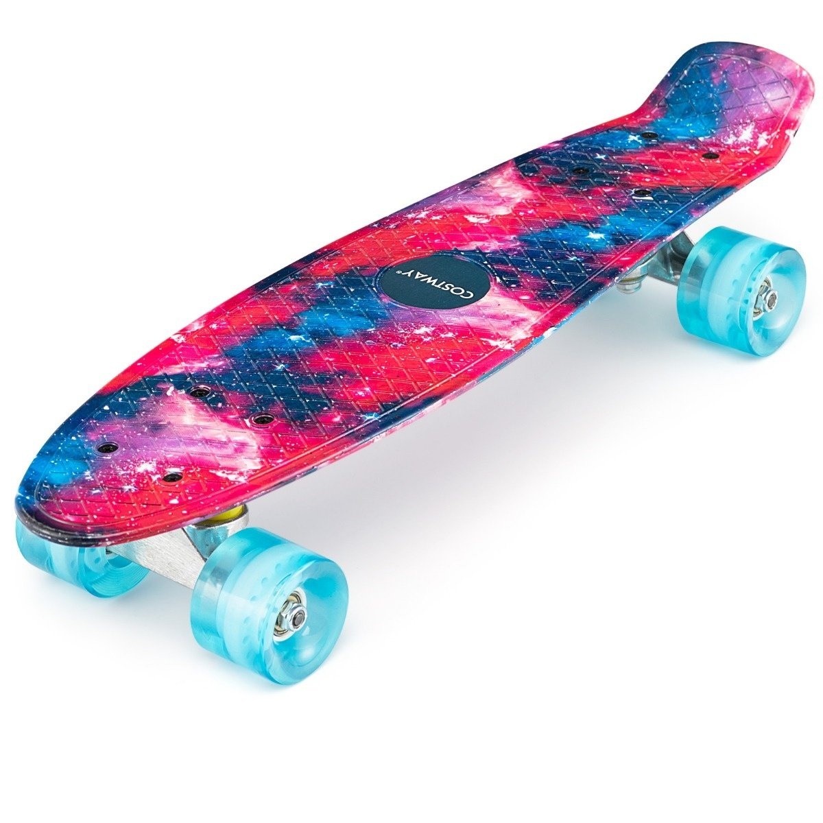 Mini Board günstig Kaufen-Coast Cruiser Skateboard 56 cm lang Mini-Skateboard mit PU-Rädern rosa. Coast Cruiser Skateboard 56 cm lang Mini-Skateboard mit PU-Rädern rosa <![CDATA[Unverzichtbares Skateboard für Kinder und Jugendliche! Im Vergleich zu herkömmlichen Skateb