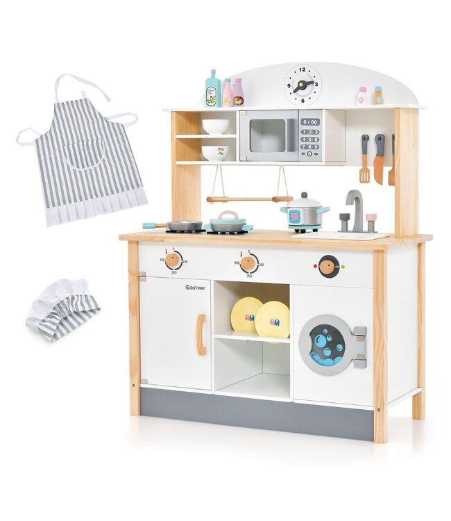 Coast Play Kitchen für Kinder - Küchengeräte - Holz - 79 x 35 x 98 cm