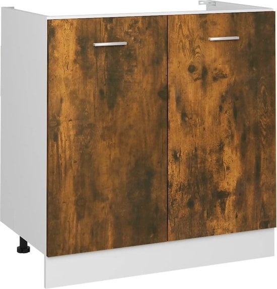 in ihrer günstig Kaufen-vidaXL-Dachrinnenschrank-80x46x81,5-cm-Holz bearbeitet-geräuchert-eiche Farbe. vidaXL-Dachrinnenschrank-80x46x81,5-cm-Holz bearbeitet-geräuchert-eiche Farbe <![CDATA[Dieser Spülenschrank optimiert den Platz in Ihrer Küche und bietet viel Staur