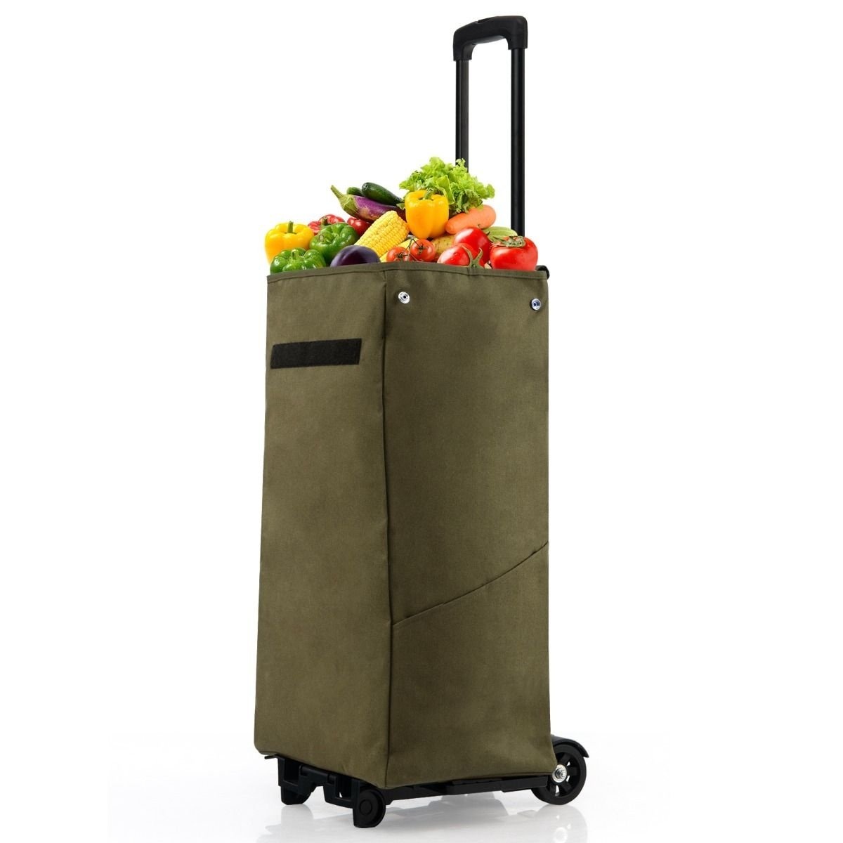 Tasche CD günstig Kaufen-Coast 38 L Einkaufstrolley tragbarer Taschenwagen mit abnehmbarer Aufbewahrungstasche olivgrün. Coast 38 L Einkaufstrolley tragbarer Taschenwagen mit abnehmbarer Aufbewahrungstasche olivgrün <![CDATA[Der 2-in-1-Einkaufswagen bringt viel Komfort 