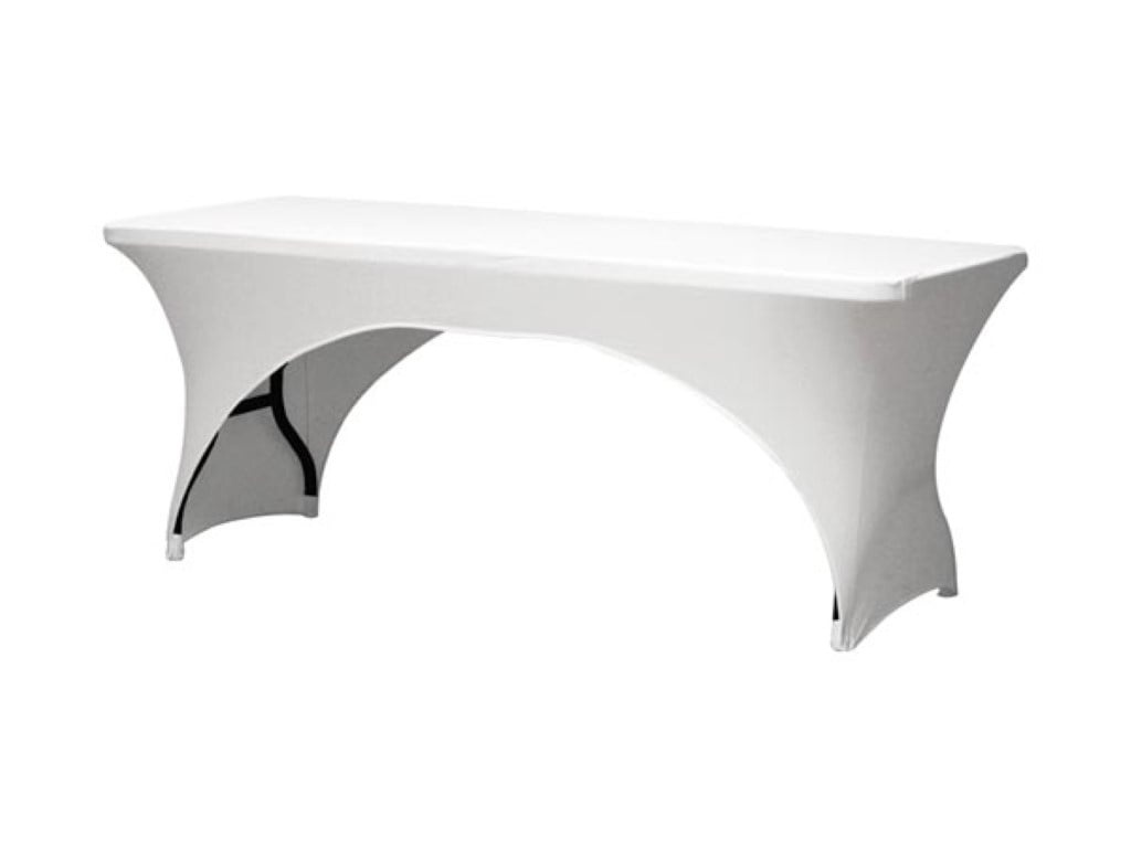 HD 7  günstig Kaufen-Perel Abdeckung für rechteckigen Tisch - gebogen - Weiß. Perel Abdeckung für rechteckigen Tisch - gebogen - Weiß <![CDATA[Perel Tischdecke, weiß, rechteckig mit Bogenform, 180 cm x 75 cm x 74 cm Verschönern Sie Ihre Tische mit den de