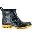 BlackFox | Ankle Boots für Kinder - Größe 36 - Schwarz / Gelb / Blau
