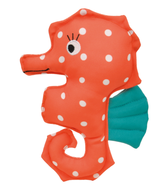 Petlando Floaterz Babsi Hundespielzeug Seepferdchen Orange/Blau