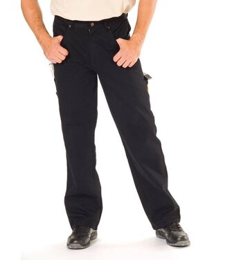 Generic Wisent Work Wear Stretch Arbeiterjeans, Farbe schwarz, Größe 56