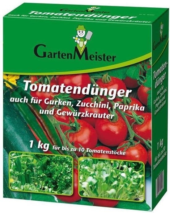 ge organisch günstig Kaufen-GartenMeister Tomatendünger 1 KG. GartenMeister Tomatendünger 1 KG <![CDATA[* Spezialdünger mit milder Langzeitdüngewirkung * Hochwertiger organisch-mineralischer NPK-Dünger * Betont hoher Kaliumgehalt für gute Fruchtfestigkeit Anwendung: 6 