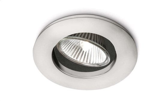 GE 230 günstig Kaufen-Edelstahl-Einbaustrahler 5795917PN Philips myLiving Agena. Edelstahl-Einbaustrahler 5795917PN Philips myLiving Agena <![CDATA[Material: AluminiumFarbe: Chrom mattKardanisches Drehgelenk: sowohl drehbar als auch kippbar 230V, Abmessungen 9,2cm Durchmesser 