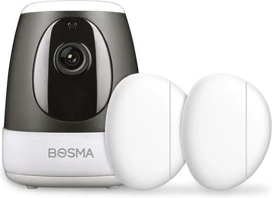 mit Sensor günstig Kaufen-Bosma - XC-G-2DS - WiFi - Sicherheitsset mit Hub und Fenster-/Türsensoren - 1080P Full HD. Bosma - XC-G-2DS - WiFi - Sicherheitsset mit Hub und Fenster-/Türsensoren - 1080P Full HD <![CDATA[Diese kleine Überwachungskamera ist kompakt, aber leis