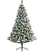 Everlands Imperial Pine Künstlicher Weihnachtsbaum - 150cm hoch - Mit Schnee - 170 LED-Lichter
