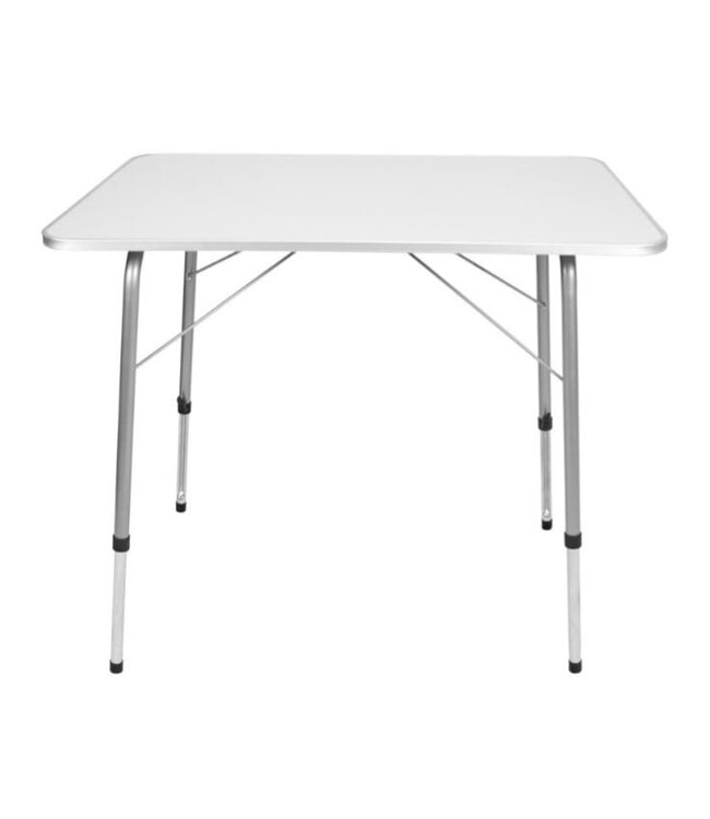 Garten Campingtisch - verstellbar - klappbar - 80x60x69cm - Weiß