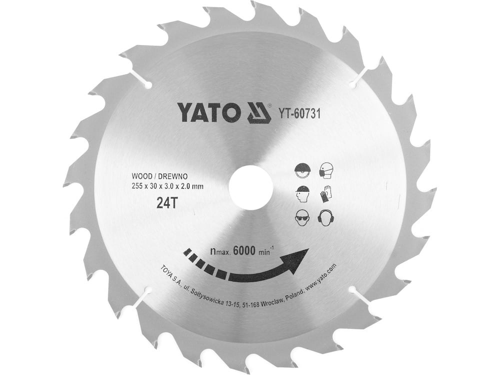 25 Blatt günstig Kaufen-YATO Kreissägeblatt Ø255 mm - 24T - Innendurchmesser 30 mm. YATO Kreissägeblatt Ø255 mm - 24T - Innendurchmesser 30 mm <![CDATA[Dieses Widia (Wolframkarbid) Yato-Sägeblatt ist für Quer-, Längs- und Winkelschnitte geeignet. Sie könn