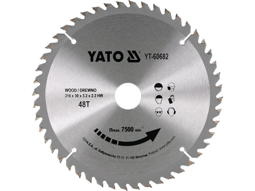 Wo die günstig Kaufen-YATO Kreissägeblatt Ø216 mm - 48T - Innendurchmesser - 30 mm. YATO Kreissägeblatt Ø216 mm - 48T - Innendurchmesser - 30 mm <![CDATA[Dieses Widia (Wolframkarbid) Yato-Sägeblatt ist für Quer-, Längs- und Winkelschnitte geeignet. Sie k