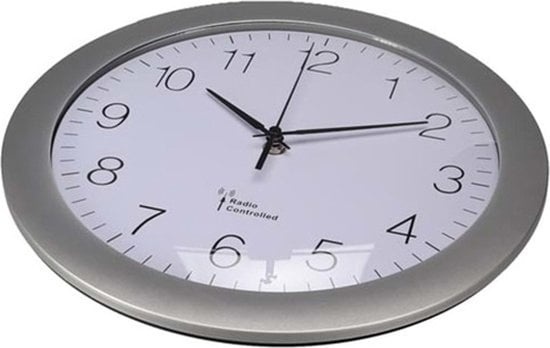 5410329696436 - Wanduhr aus Aluminium - Ø 30 cm 5410329696436 - Wanduhr aus Aluminium - Ø 30 cm