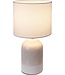 Pauleen Sandy Glow Tischlampe - E14 - 20W - Beige/Weiß