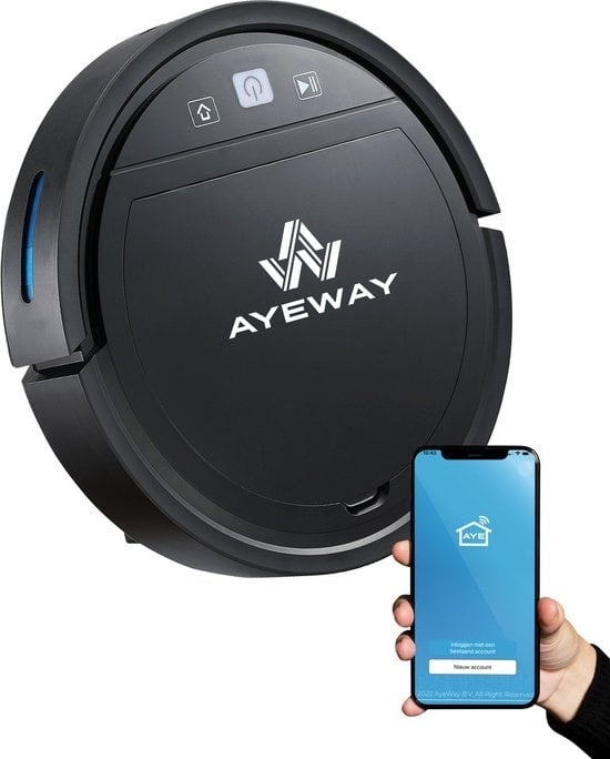 Und Sie günstig Kaufen-AyeWay 3 in 1 Staubsaugerroboter - Wischroboter - Staubsaugerroboter - Wischsystem - kabellos - mit App. AyeWay 3 in 1 Staubsaugerroboter - Wischroboter - Staubsaugerroboter - Wischsystem - kabellos - mit App <![CDATA[Hassen Sie auch das Staubsaugen und W