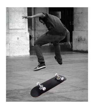 Coast Küste Skateboard Komplettboard Funboard Minicruiser Woodboard Longboard 20x79cm Schwarz