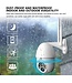 PuroTech Sicherheitskamera - Wifi Smart - Wasserdicht IP66 - IP-Kamera - Dreh- und schwenkbar - Außenbereich - Verkabelt - Full HD 1080P - Nachtsicht - Wireless Internet - Mit Rekorder