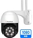 PuroTech Sicherheitskamera PRO - Wifi Smart Wasserdicht IP66 - Drehbar und neigbar - Für Innen & Außen - Full HD 5MP - Dome IP Kamera - Nachtsicht - Wireless Internet - Mit Recorder