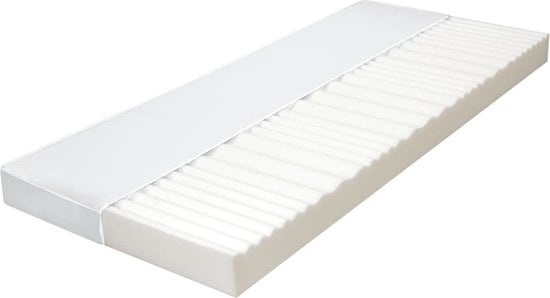 vidaXL-Matras-7-Zone-10-cm-PU-schuim-H2-H3-140x200-cm