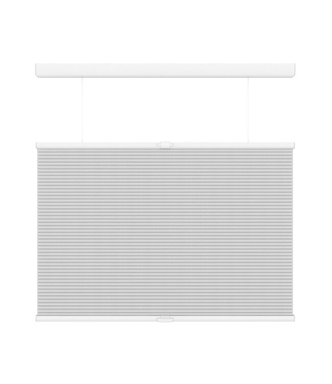 GAMMA Plissee-Vorhang - Schnurlos - Transluzent - Weiß - B140 x H180 cm