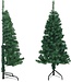 vidaXL-Künstlicher Weihnachtsbaum-Ecke-150-cm-PVC-grün