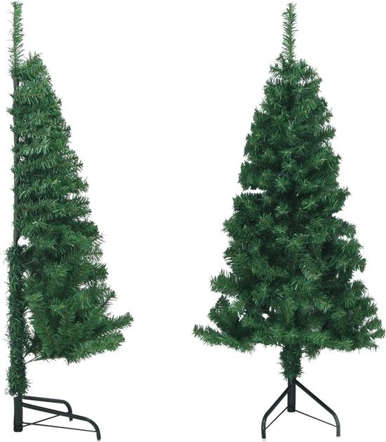 Einzigartige  günstig Kaufen-vidaXL-Künstlicher Weihnachtsbaum-Ecke-150-cm-PVC-grün. vidaXL-Künstlicher Weihnachtsbaum-Ecke-150-cm-PVC-grün <![CDATA[Dieser Eck-Weihnachtsbaum wird der Blickfang in Ihrer Weihnachtsdekoration sein und eine einzigartige Weihnachtsatm