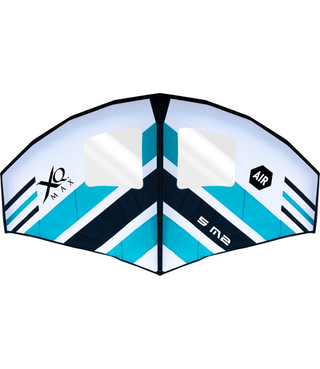 XQ Max Wing 5m2 - 345 cm breit 200 cm hoch - Mit Tragetasche - Blau/Weiß