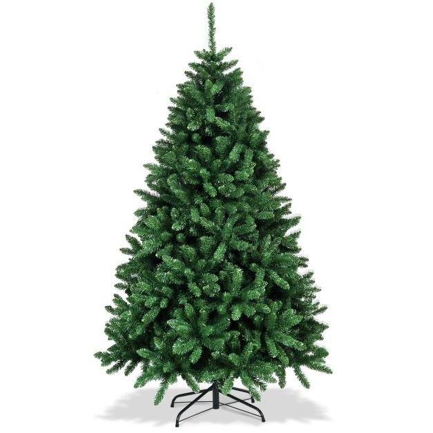 VC 3 günstig Kaufen-Künstlicher Weihnachtsbaum Coast - mit klappbarem Metallständer - 1355 Zweigspitzen - 108x180 cm - PVC Material. Künstlicher Weihnachtsbaum Coast - mit klappbarem Metallständer - 1355 Zweigspitzen - 108x180 cm - PVC Material <![CDATA[D