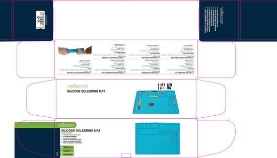 5410329698386 - VEL AS12 - Silikon-Arbeitsmatte 550 x 350  mm Antistatisch