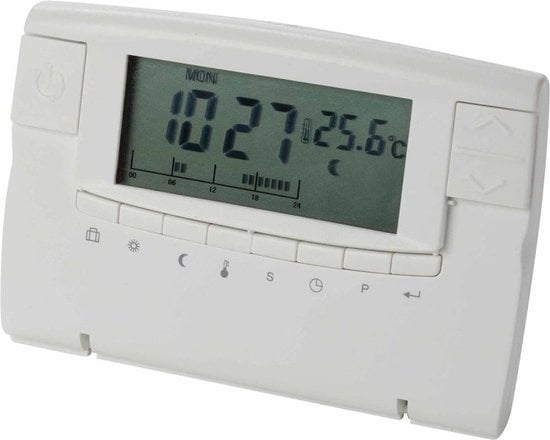 xF6;nnen günstig Kaufen-Perel Raumthermostat, digital, weiß. Perel Raumthermostat, digital, weiß <![CDATA[Perel Raumthermostat, digital, weiß Mit diesem Raumthermostat können Sie Ihren Heizkessel sowohl im Winter als auch im Sommer einfach und automatisch regeln. Der