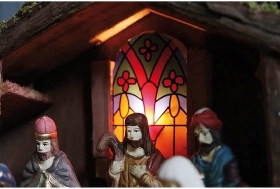 8711295463310 - Allgemeine Weihnachtskrippe mit Lichtern - Batteriebetrieben - 39 x 15 x 225 cm 8711295463310 - Allgemeine Weihnachtskrippe mit Lichtern - Batteriebetrieben - 39 x 15 x 225 cm