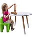 KidCollection - Holztisch für Kinder - 60 x 60 x 41 cm - Weiß