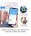 alpina Smart Home - Intelligente Personenwaage - mit Körperanalyse - inklusive Gewicht, Fettanteil und Muskelmasse - mit App - bis zu 8 Benutzer