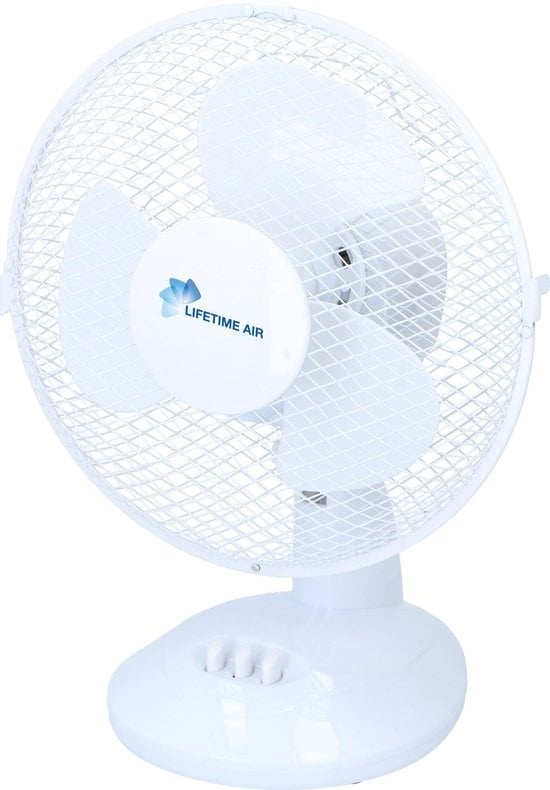 AIR VENT günstig Kaufen-Lifetime Air Tischventilator - Ø23cm - 2 Geschwindigkeiten - Neigbar - Schwenkfunktion - Weiß. Lifetime Air Tischventilator - Ø23cm - 2 Geschwindigkeiten - Neigbar - Schwenkfunktion - Weiß <![CDATA[An heißen Tagen und Nächten sorgen 