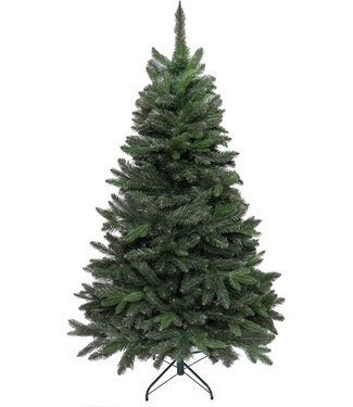 PristinePine PristinePine Batis - Voller künstlicher Weihnachtsbaum 180 cm (PE + PVC) - Stabiler Weihnachtsbaum - Metallsockel - Schnell aufgestellt - 538 Zweige - 30 Jahre