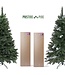 PristinePine Batis - Voller künstlicher Weihnachtsbaum 180 cm (PE + PVC) - Stabiler Weihnachtsbaum - Metallsockel - Schnell aufgestellt - 538 Zweige - 30 Jahre