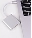 Garpex® USB C zu DVI Adapter - USB 3.1 zu DVI-D Konverter 1080P - Silber Grau