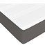 vidaXL - Taschenfederkernmatratze - 90x200x20 - cm - Kunstleder - grau