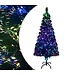 vidaXL - Künstlicher Weihnachtsbaum - mit - Ständer - 210 - cm - Fiberglas - grün