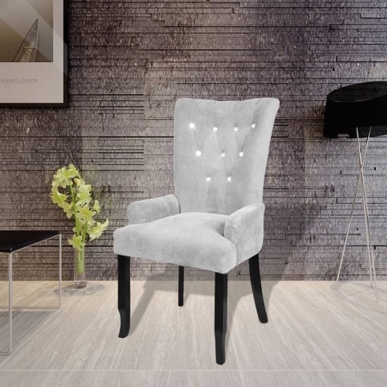 8718475859864 - vidaXL - Sessel - Samt - Farbe silber 8718475859864 - vidaXL - Sessel - Samt - Farbe silber
