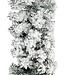 vidaXL - Weihnachtsgirlande - mit - Schnee - 20 - m - PVC - grün