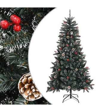 vidaXL vidaXL - Künstlicher Weihnachtsbaum - mit - Ständer - 180 - cm - PVC - grün