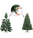 vidaXL - Künstlicher Weihnachtsbaum - mit - Ständer - 180 - cm - PVC - grün
