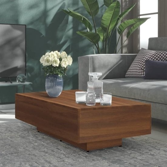 8720286955529 - vidaXL - Couchtisch - 115x60x31 - cm - handgefertigt - Holz - Farbe Eiche braun 8720286955529 - vidaXL - Couchtisch - 115x60x31 - cm - handgefertigt - Holz - Farbe Eiche braun