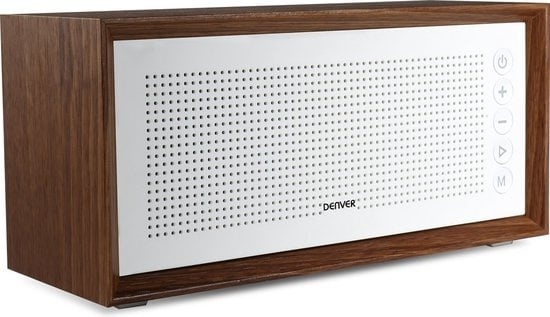 xF6;nnen günstig Kaufen-Denver BTS-210 Weiß - Drahtloser Bluetooth-Lautsprecher - Holz. Denver BTS-210 Weiß - Drahtloser Bluetooth-Lautsprecher - Holz <![CDATA[Ein kleiner Bluetooth-Lautsprecher im modernen/Retro-Look - wenn Sie das suchen, können Sie aufhören zu suc