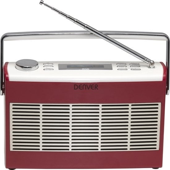 funktioniert günstig Kaufen-Denver Tragbares Radio Retro DAB+ - Rot. Denver Tragbares Radio Retro DAB+ - Rot <![CDATA[Das Denver DAB-37 ist sowohl ein digitales als auch ein normales UKW-Radio. Dieses kleine und sehr praktische Radio funktioniert mit DAB+. Sie können zehn Sender so