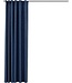 vidaXL - Vorhang - Leinen - Optik - Verdunkelung - mit - Haken - 290x245 - cm - blau