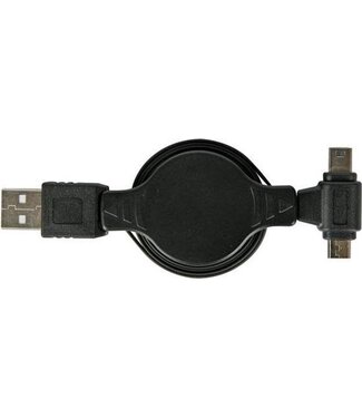 Generic Micro Plus Mini USB Ladekabel Aufroller 95 cm