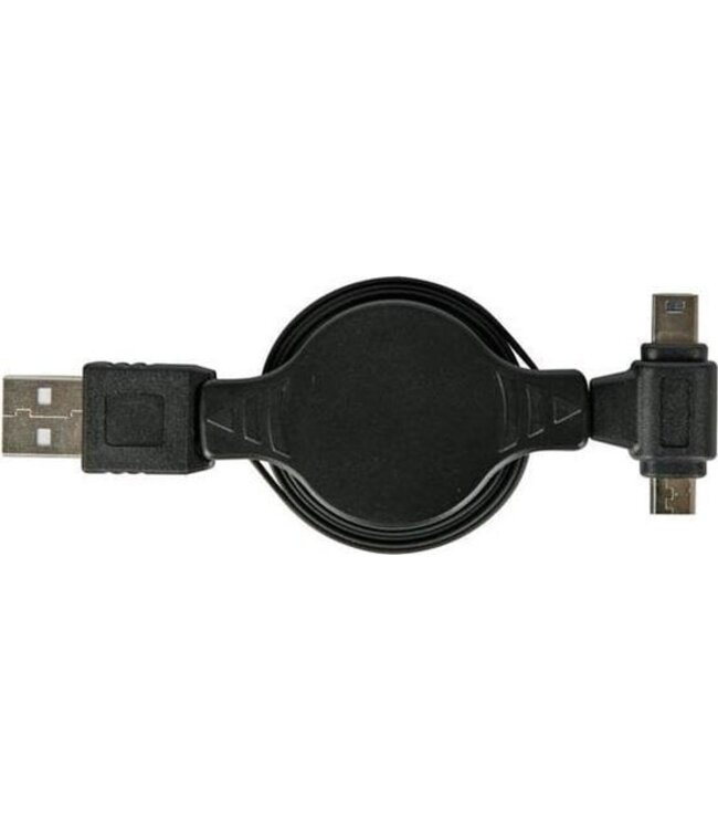 Micro Plus Mini USB Ladekabel Aufroller 95 cm